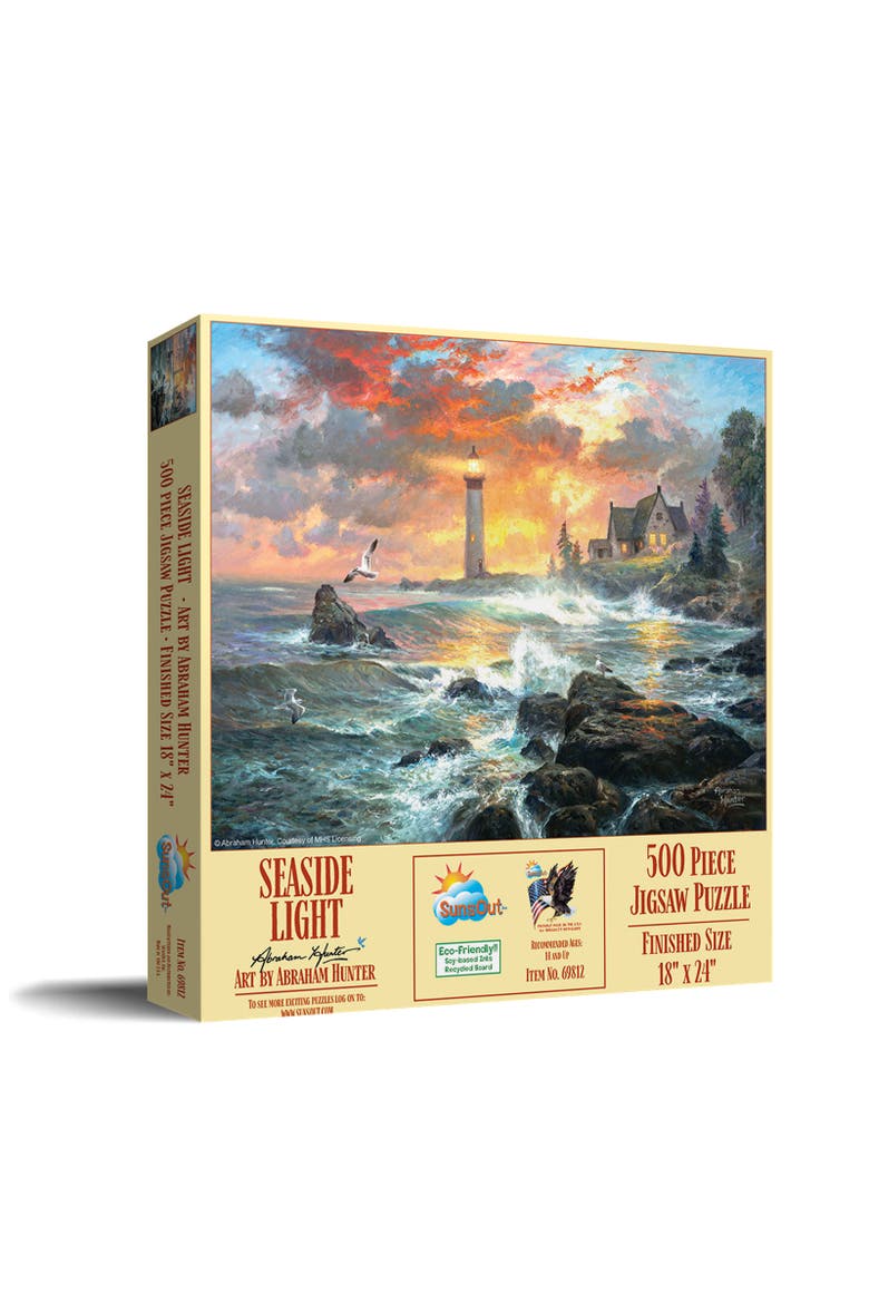 Seaside Light 500 piece Jigsaw Puzzle for Adults, Main, color, Multicolor