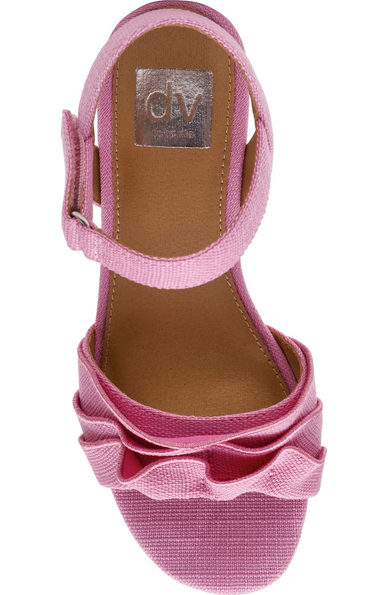 DV by Dolce Vita Govani Ruffle Sandal, Alternate, color, Pink