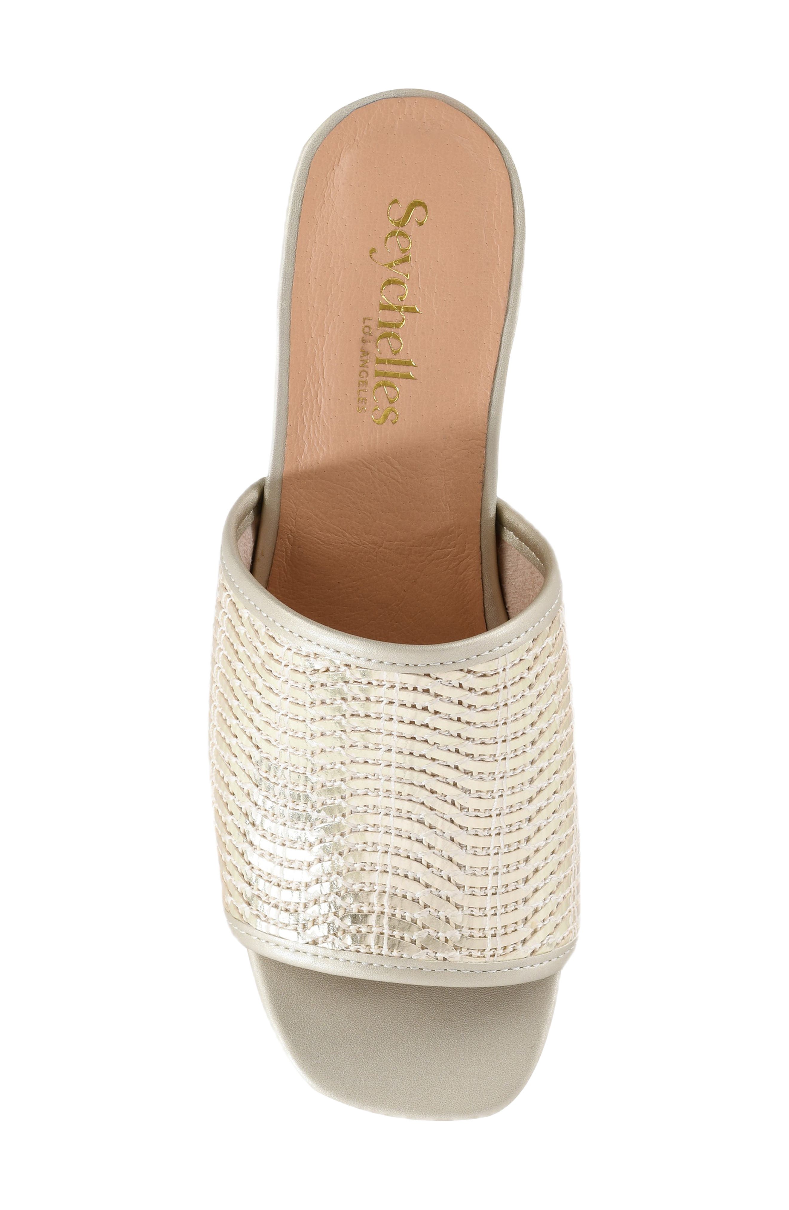 Seychelles Pepper Slide Sandal, Alternate, color, Light Gold