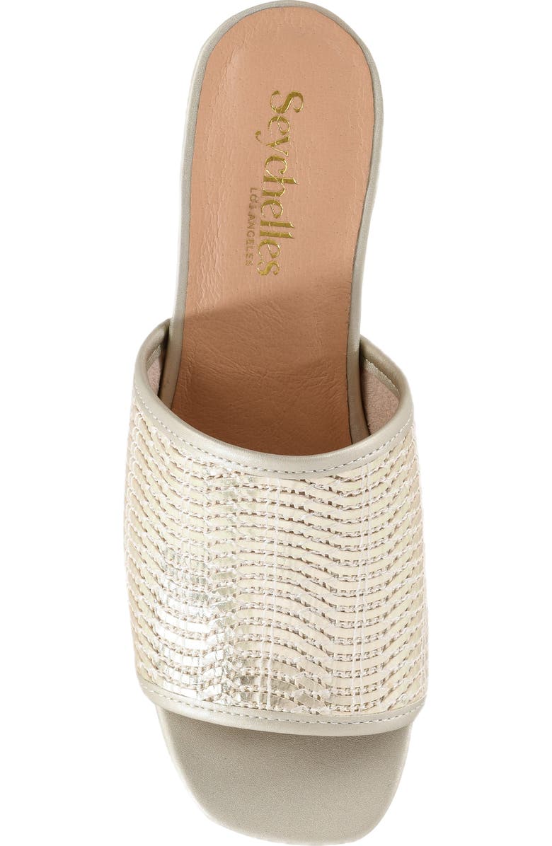 Seychelles Pepper Slide Sandal, Alternate, color, Light Gold