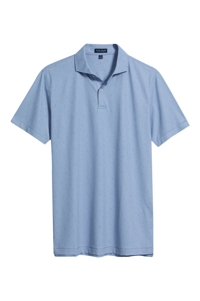 Performance Jersey Golf Polo, Alternate, color, WINDY BLUE