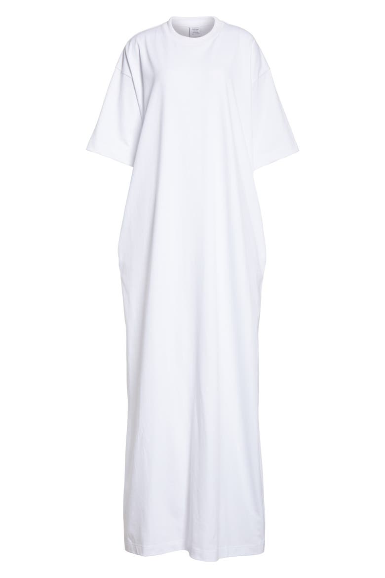 T-Shirt Dress, Alternate, color, WHITE