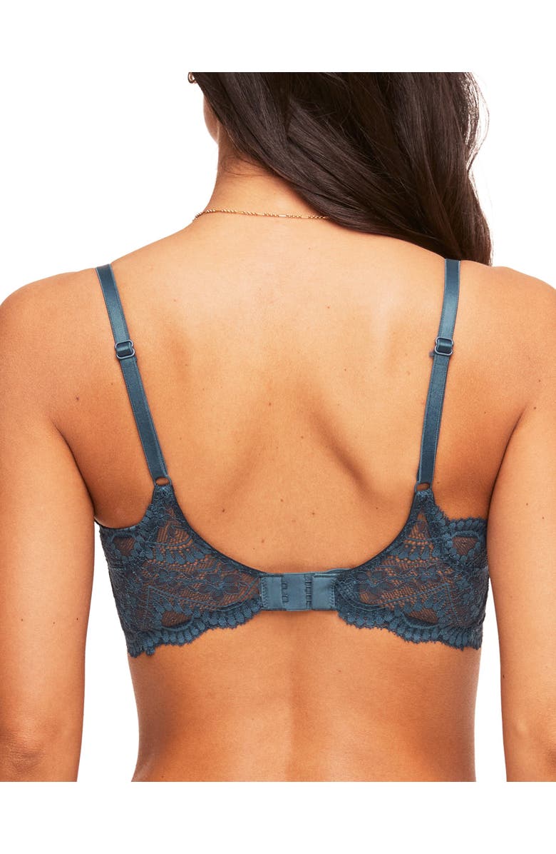 Adore Me Janey Contour Plunge Bra, Alternate, color, Dark Blue