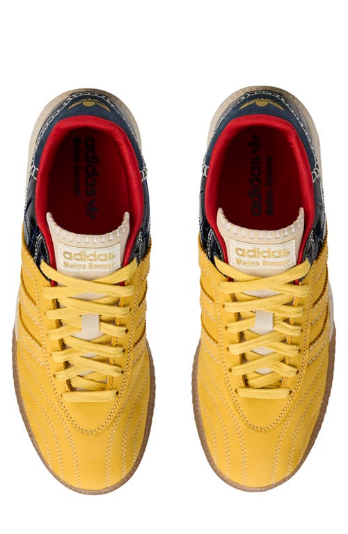 Adidas Originals Adidas X Wales Bonner X Wales Bonner Gender Inclusive Samba Suede Sneaker In Yellow