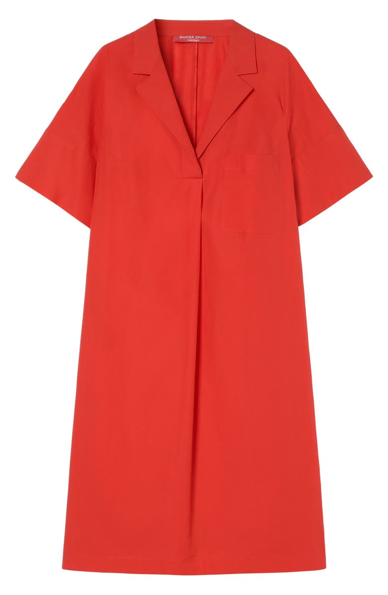 Marina Rinaldi Nasello Shift Dress, Alternate, color, Red