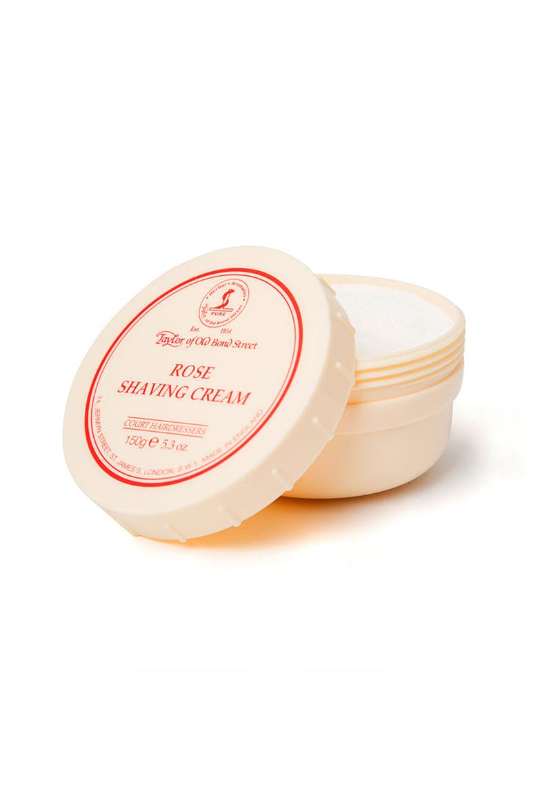 Rose Shaving Cream Bowl, Alternate, color, White
