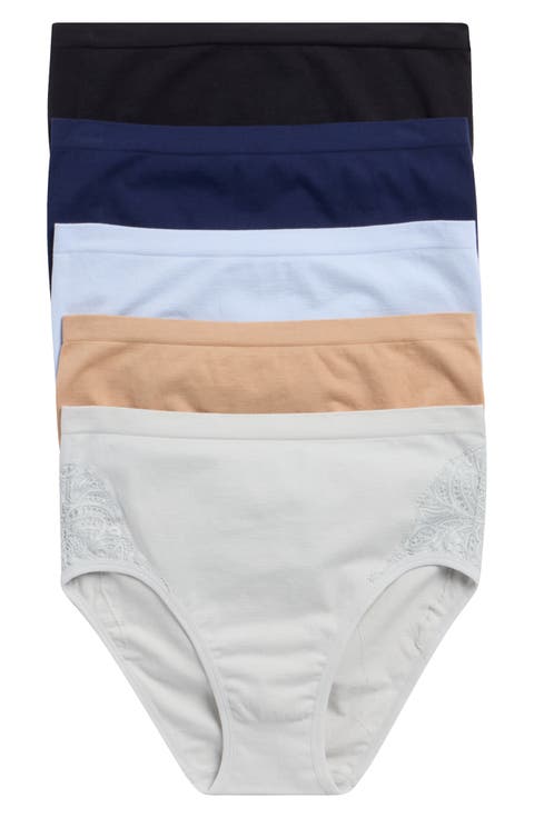 5-Pack Cotton Comfort Seamless Briefs