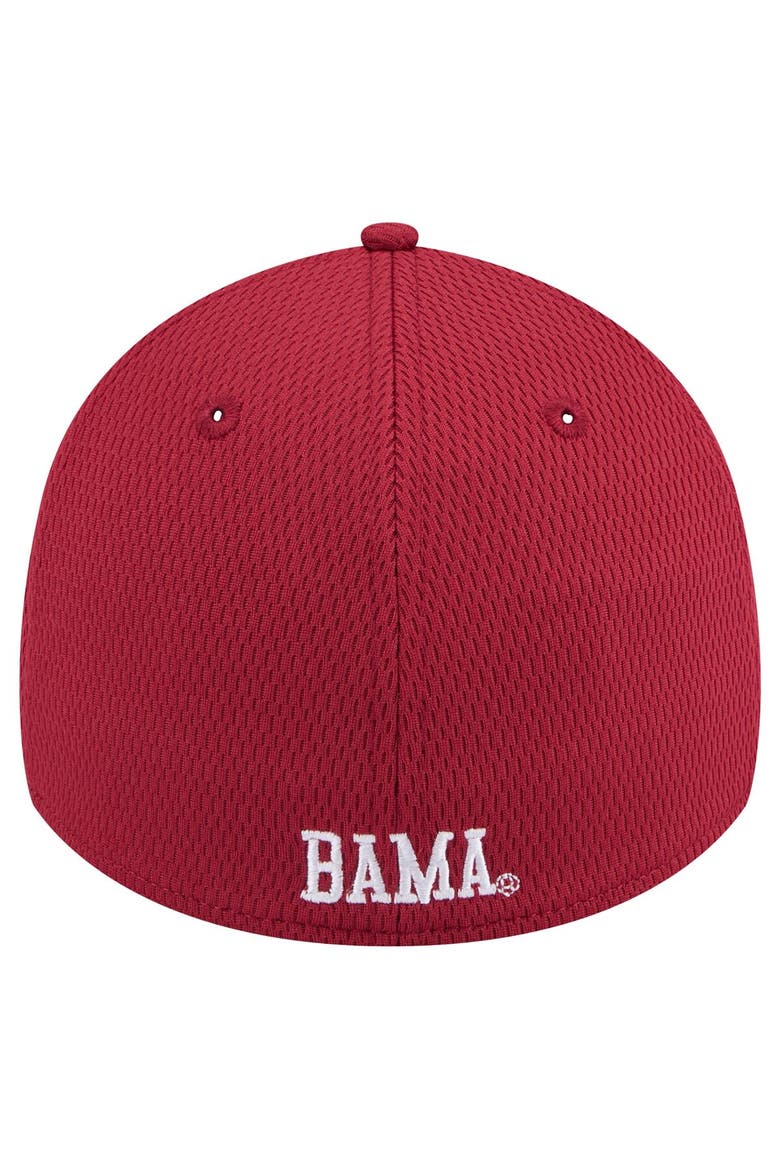 Men's New Era Crimson Alabama Crimson Tide Active Slash Sides 39THIRTY Flex Hat, Alternate, color, Crimson