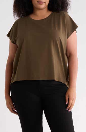 Crewneck Short Sleeve Box Top