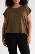 Eileen Fisher Crewneck Short Sleeve Box Top