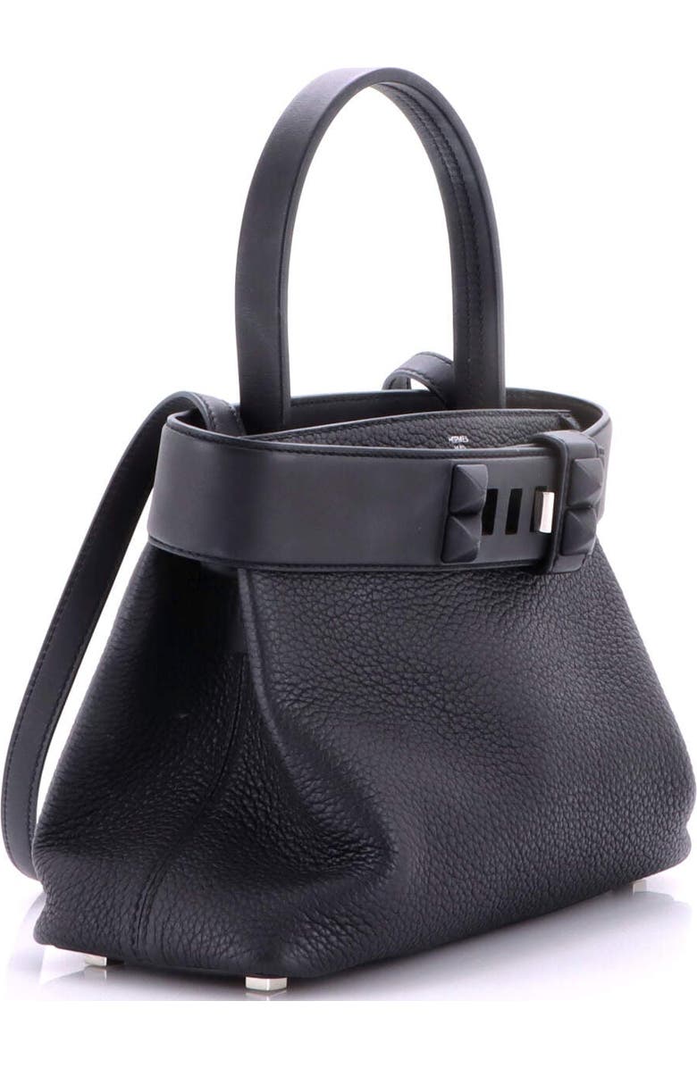 Pre-Owned Hermes Medor Handbag Togo, Alternate, color, Noir
