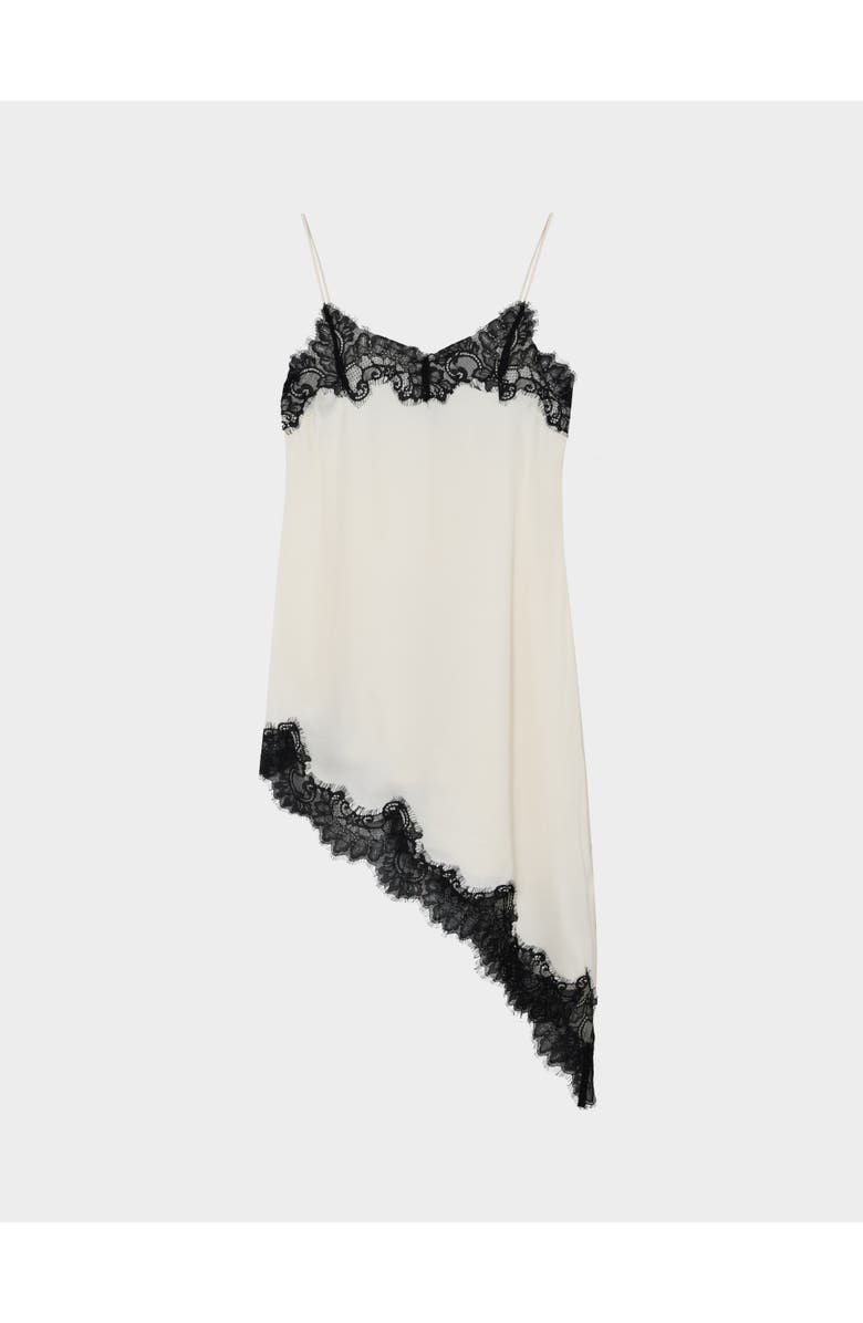 DAY Birger et Mikkelsen Lara Lace Trim Asymmetrical Slip Dress, Alternate, color, Vanilla Ice