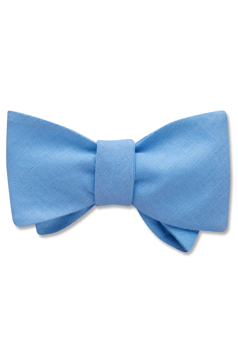 Solid Linen Bow Ties, Main, color, Moss Pre-Tied
