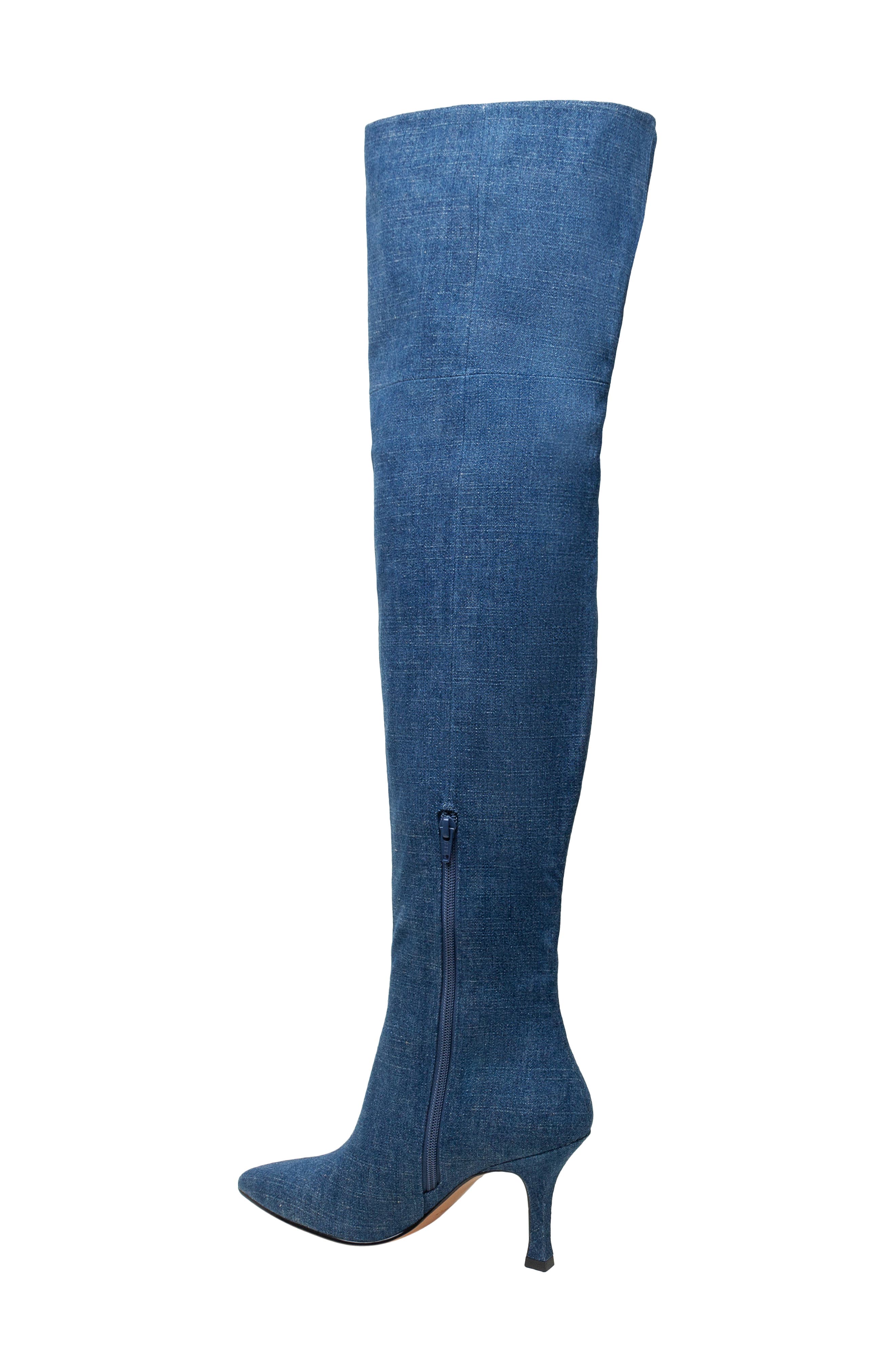 Ace Over the Knee Boot, Alternate, color, DARK BLUE