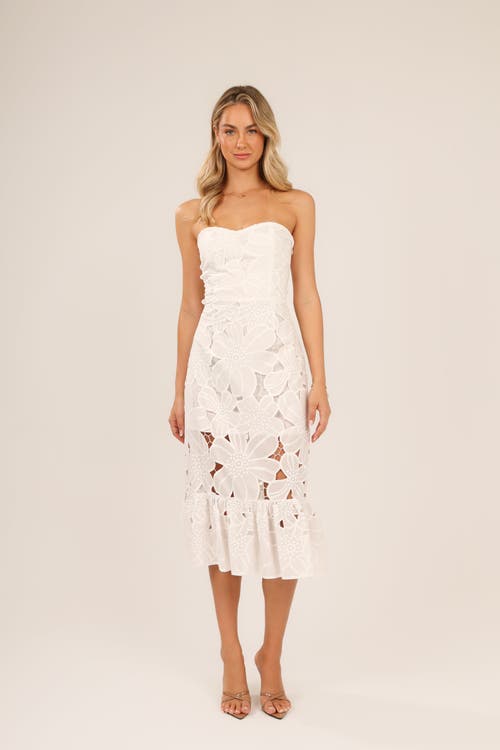 Btb Los Angeles Lilo Floral Dress In White