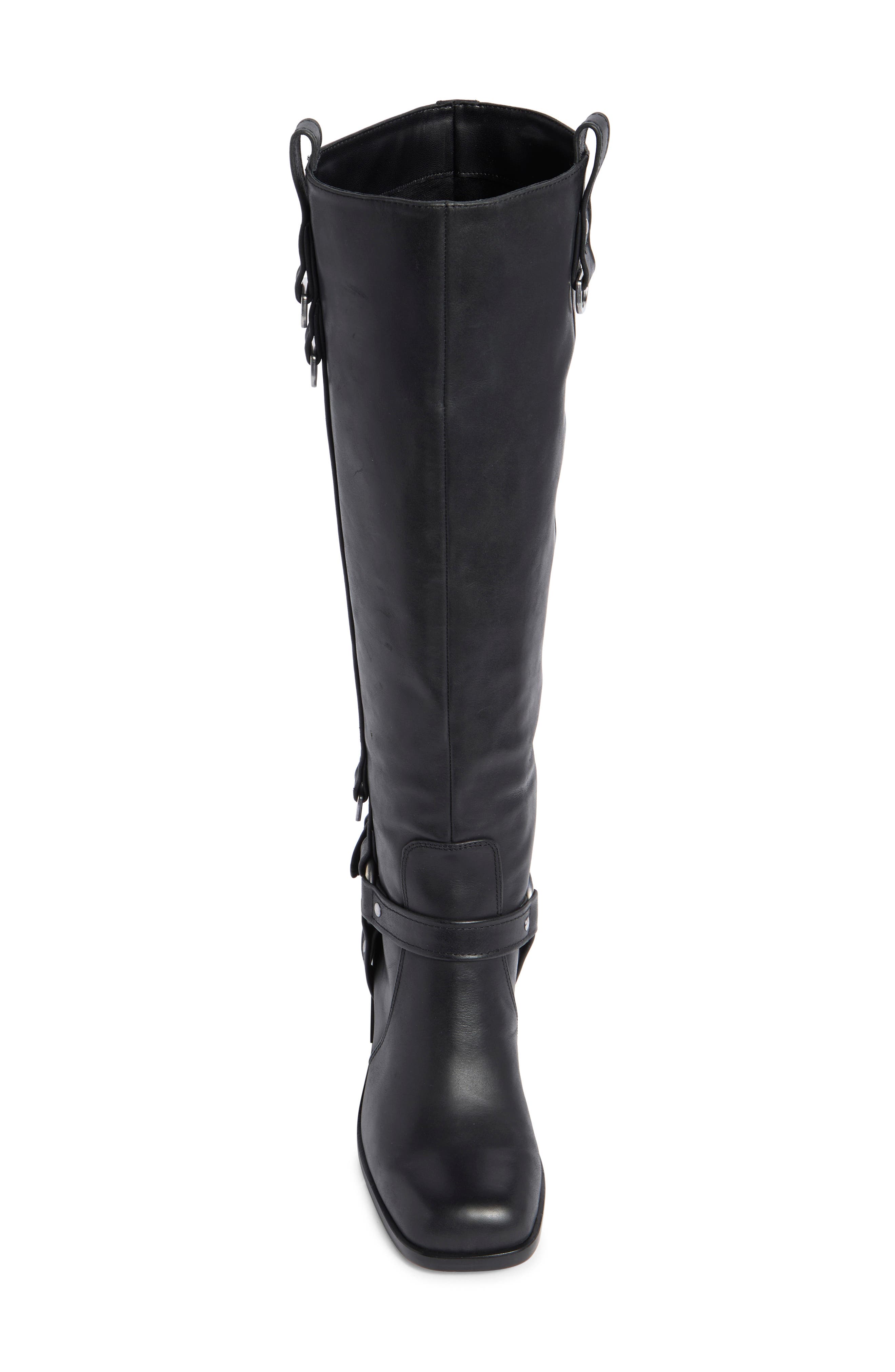 Steve Madden Eliza Over the Knee Platform Boot, Alternate, color, Black Leather