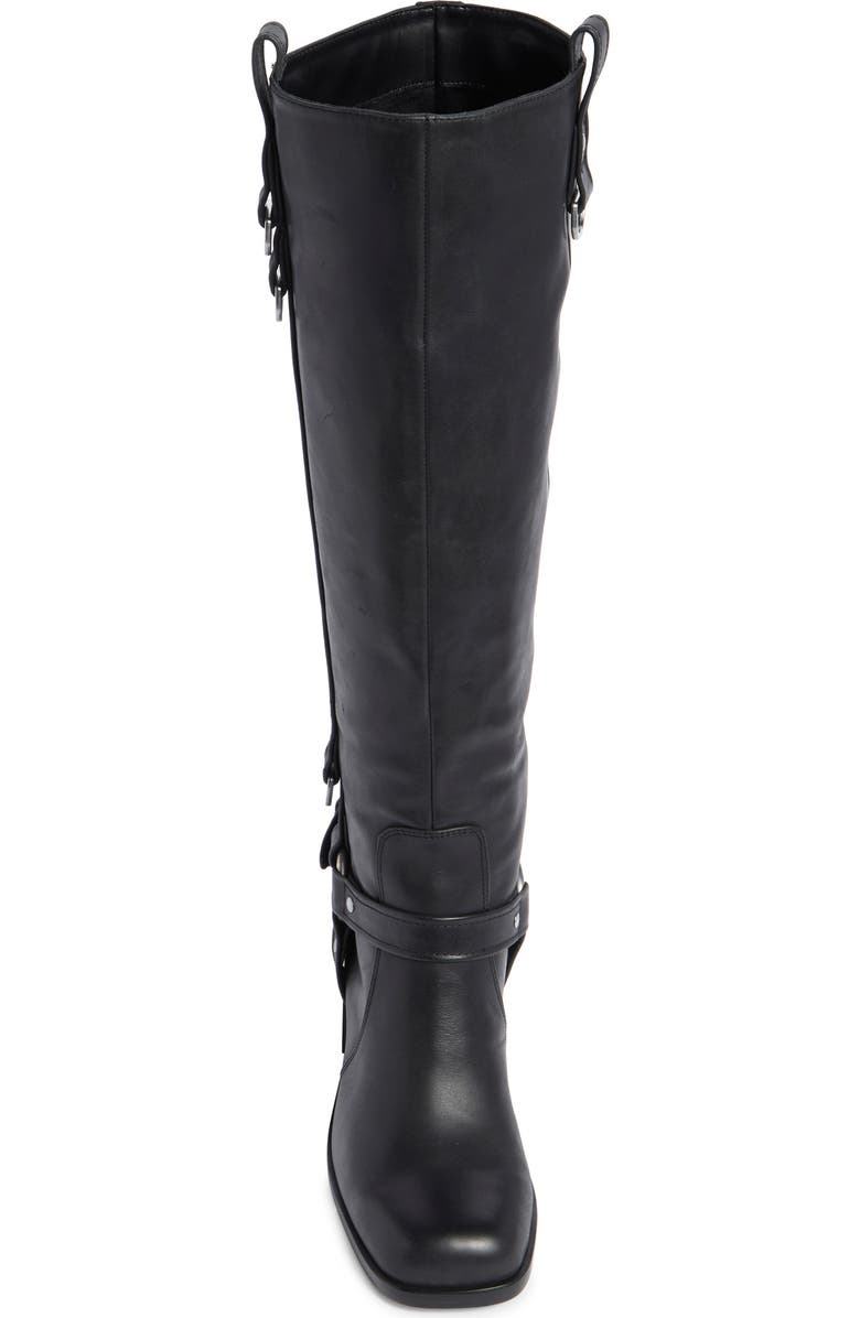 Steve Madden Eliza Over the Knee Platform Boot, Alternate, color, Black Leather