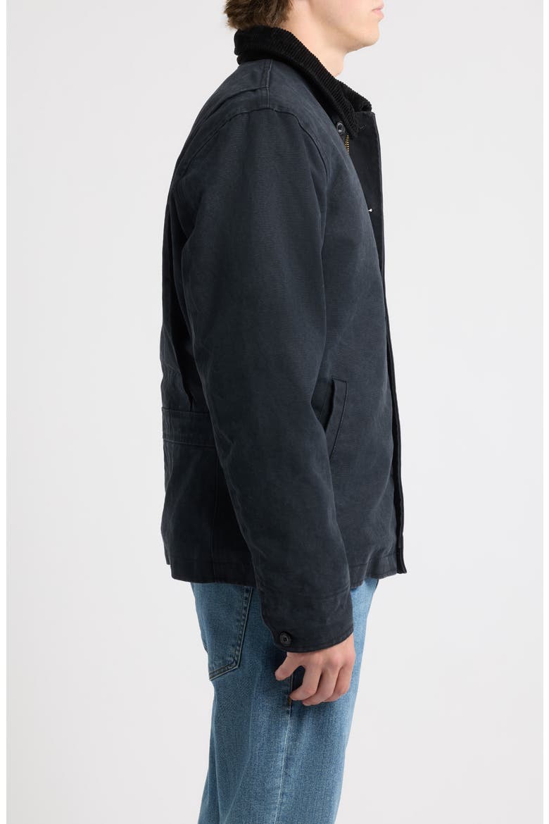Cotton Canvas Deck Jacket, Alternate, color, BLACK