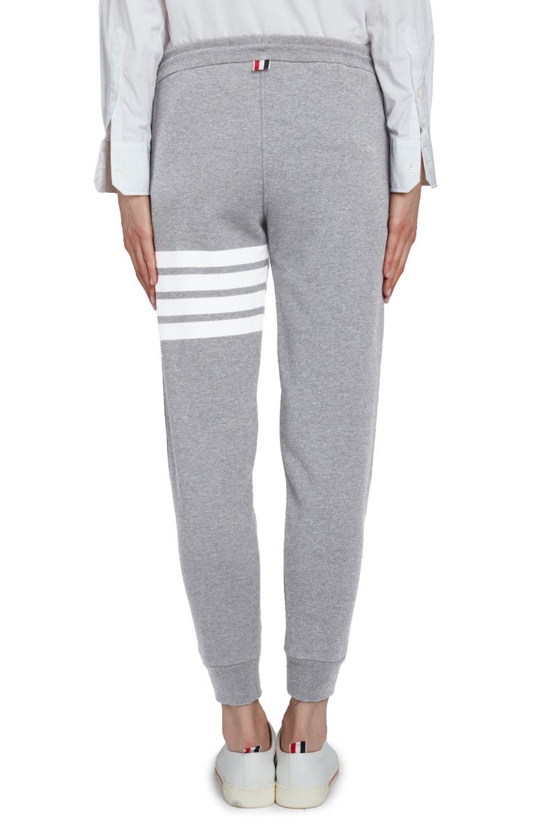 Thom Browne 4-Bar Sweatpants, Alternate, color, Light Grey