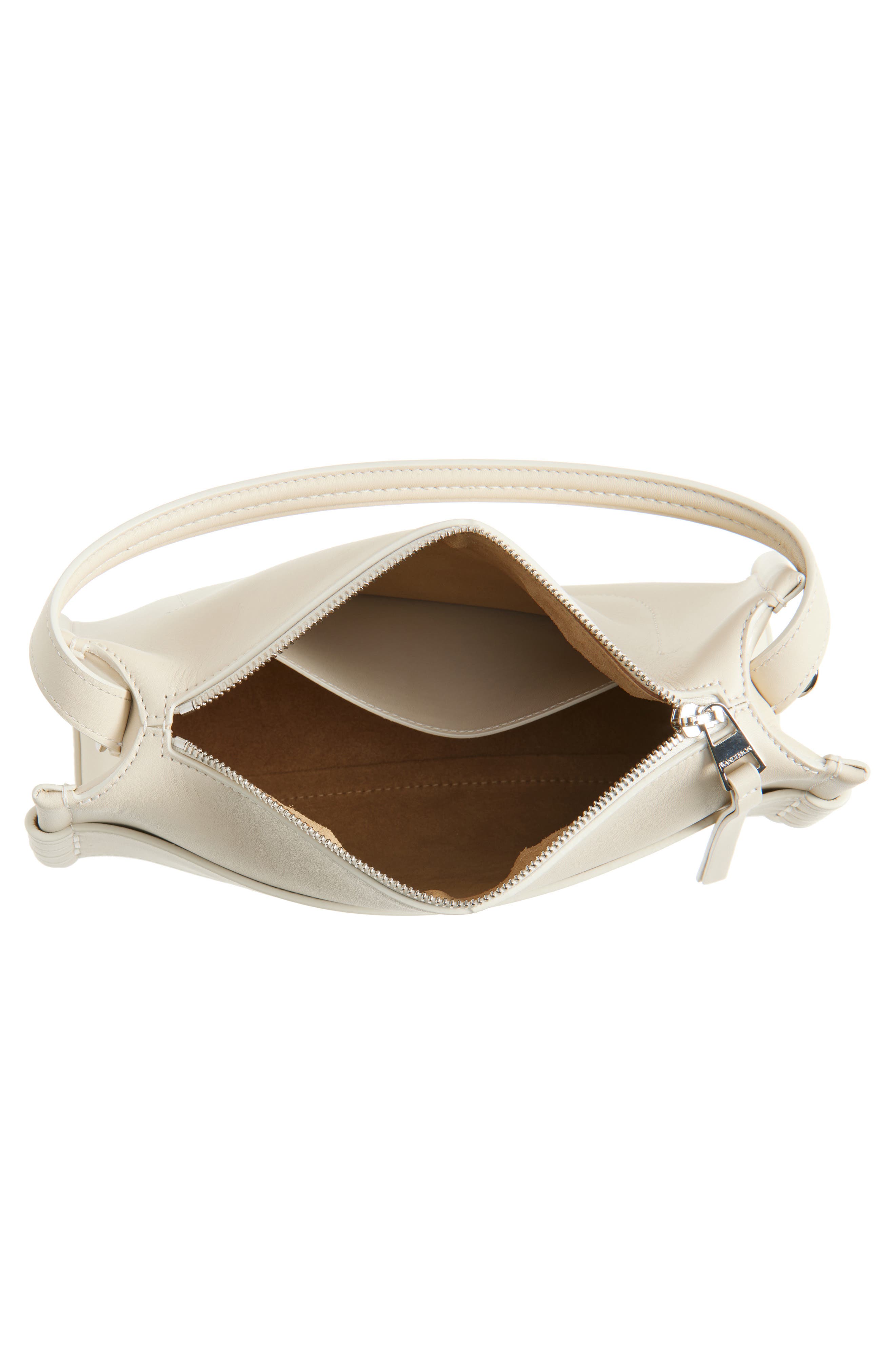 Loafer Leather Top Handle Bag, Alternate, color, OFF WHITE 002