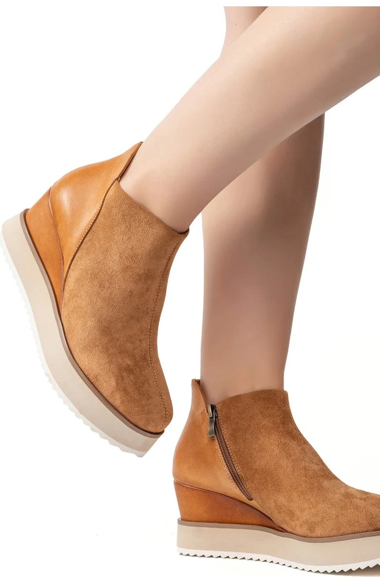 ANTELOPE Imani Platform Wedge Bootie, Alternate, color,