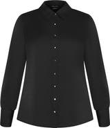City Chic Amoura Button-Up Shirt
