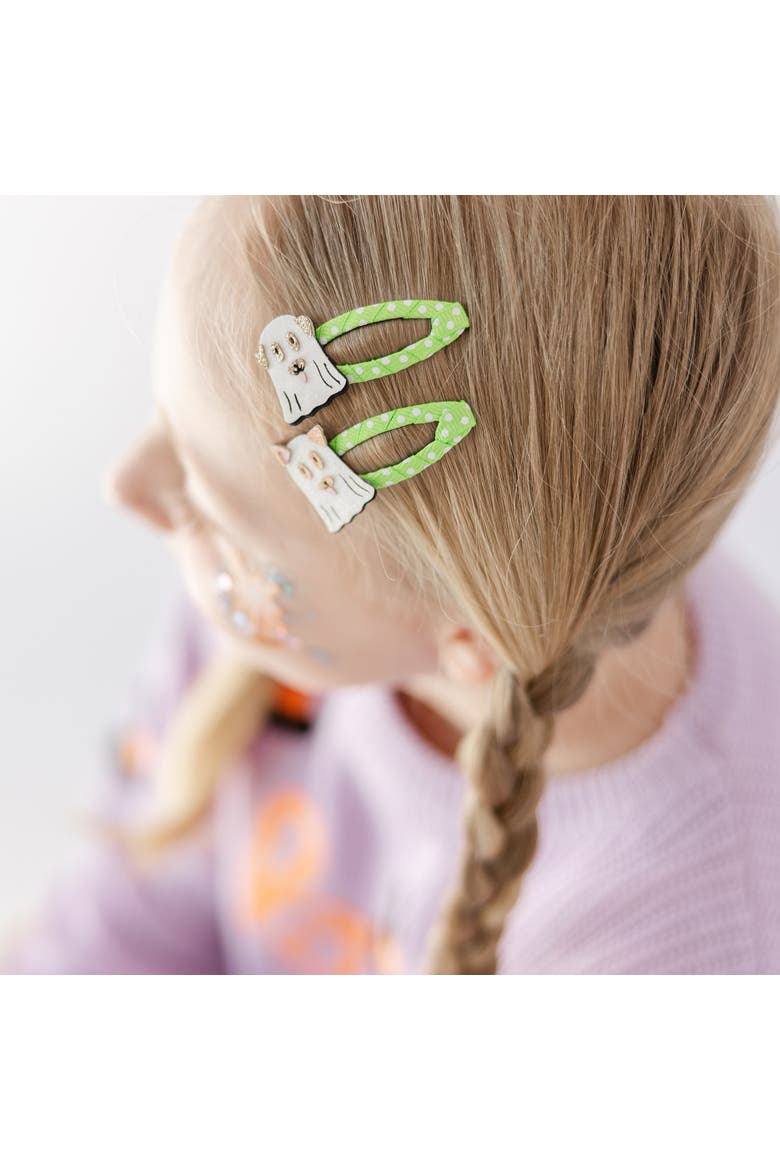 Halloween Ghost Dog Hair Clip Set, Alternate, color, Assorted Pre-Pack