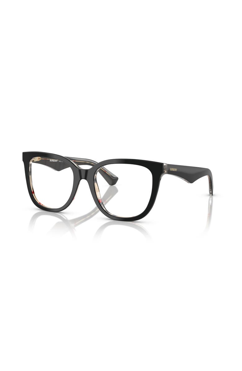 Burberry 51mm Square optical glasses, Main, color, Black
