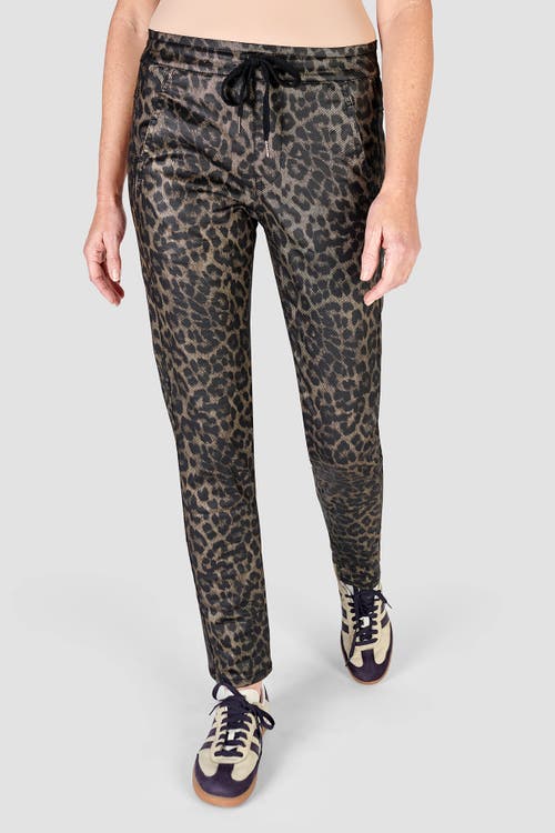 Alembika Leopard Print Slim-fit Stretch Jeans In Leopard