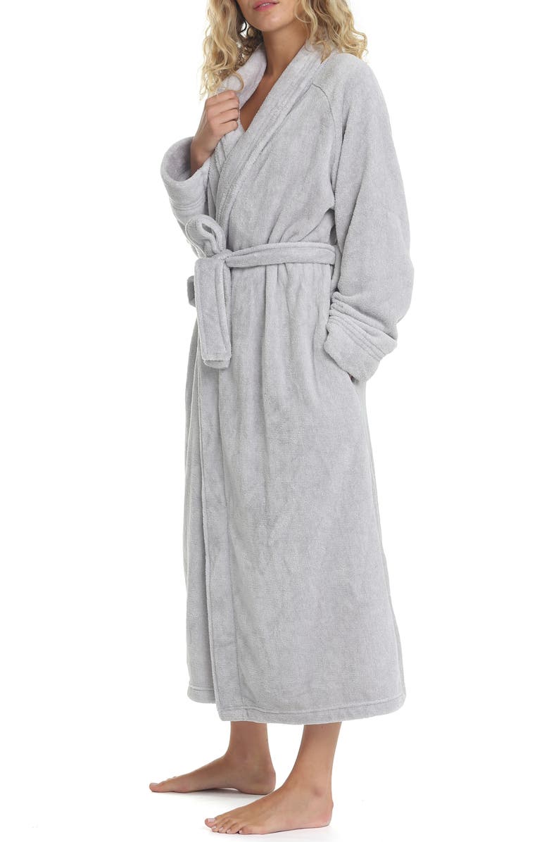 Papinelle Plush Longline Robe, Alternate, color, 