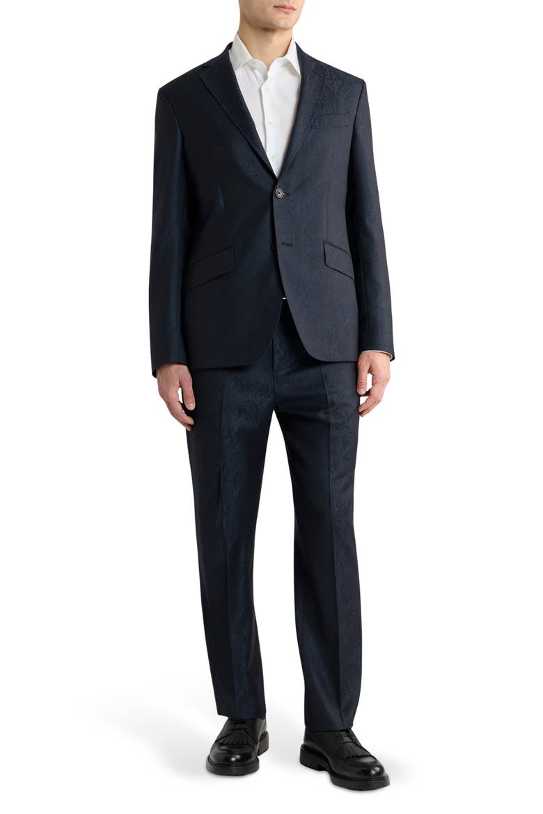 Roma Wool Sport Coat, Main, color, DARK BLUE 8