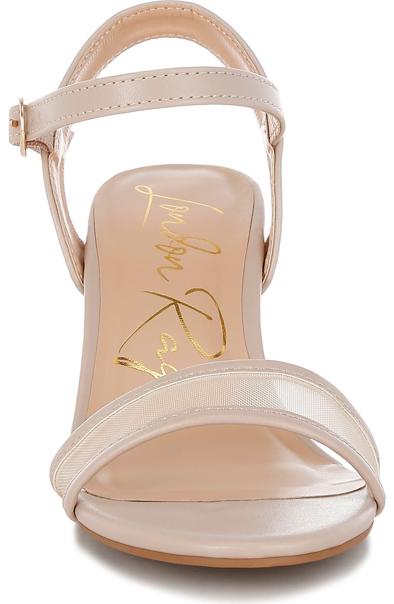 LONDON RAG Orpina Block Heel Sandal, Alternate, color, Beige