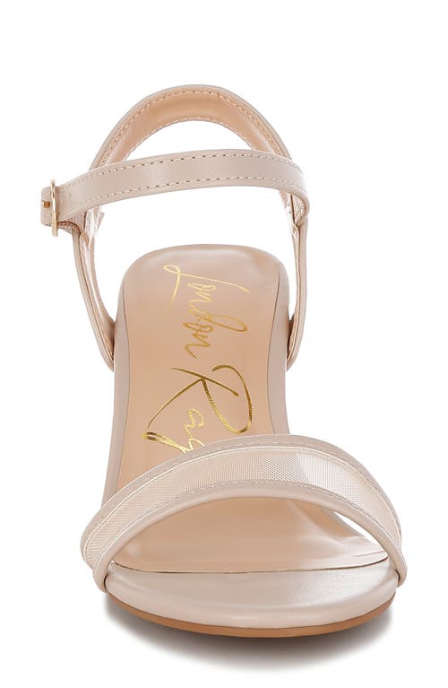 London Rag Orpina Block Heel Sandal In Beige