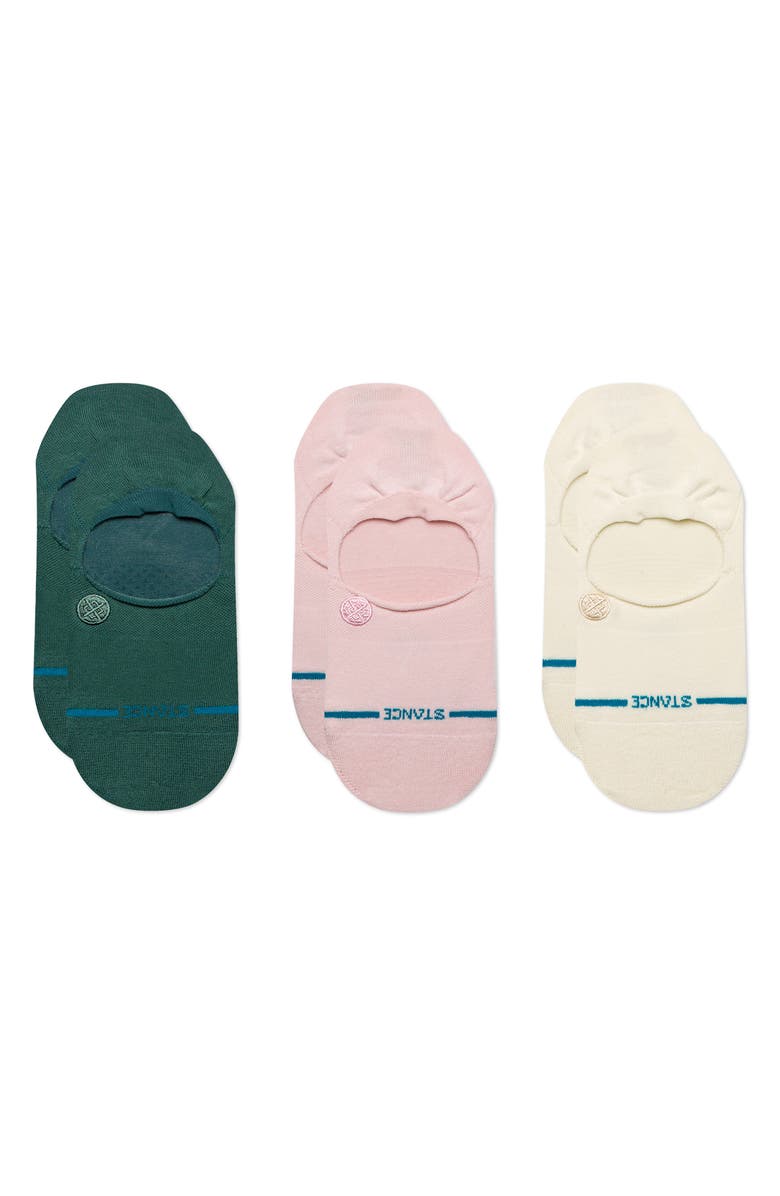Stance Icon Assorted 3-Pack No Show Socks, Main, color, Teal