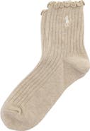 Polo Ralph Lauren Lettuce Edge Ankle Socks