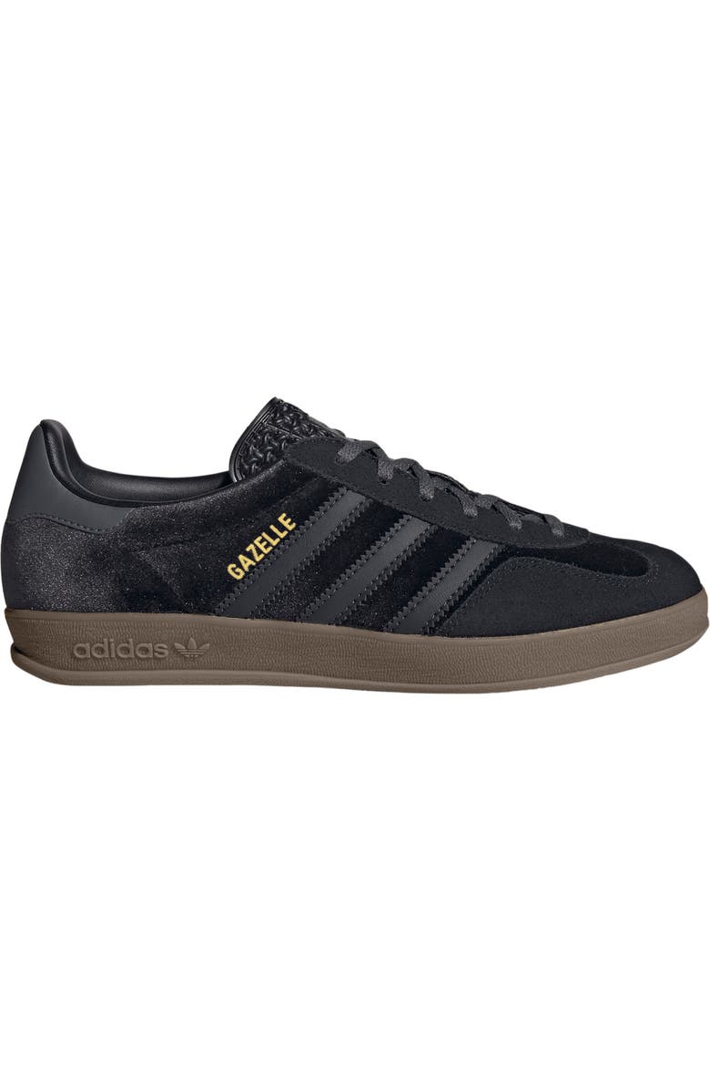 adidas Gazelle Indoor Sneaker, Alternate, color, Cblack/Car