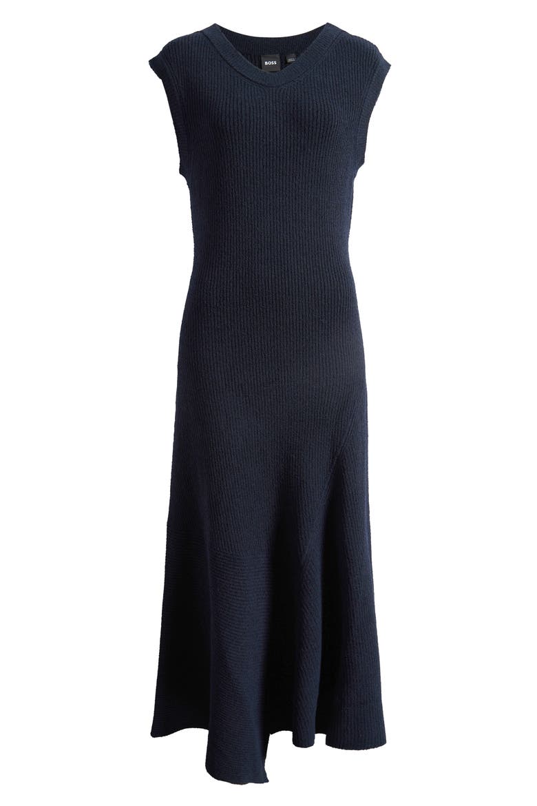 Forsizia Rib Maxi Sweater Dress, Alternate, color, SKY CAPTAIN