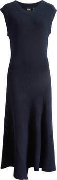 BOSS Forsizia Rib Maxi Sweater Dress