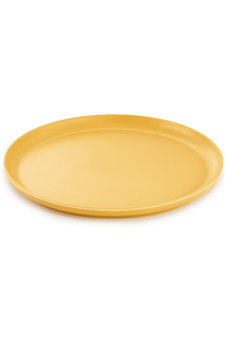 Canyon Crest 12 Piece Round Melamine Dinnerware Set, Alternate, color, Yellow