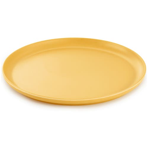 Gibson Home Canyon Crest 12 Piece Round Melamine Dinnerware Set In Yellow