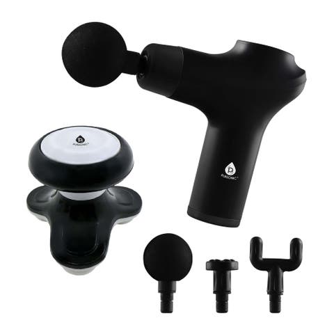 Muscle Recovery & Relaxation Power Duo Massage Gun & Handheld Electric Sport Massager