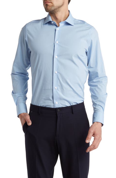 Comfort Fit Stretch Lycra® Cotton Dress Shirt