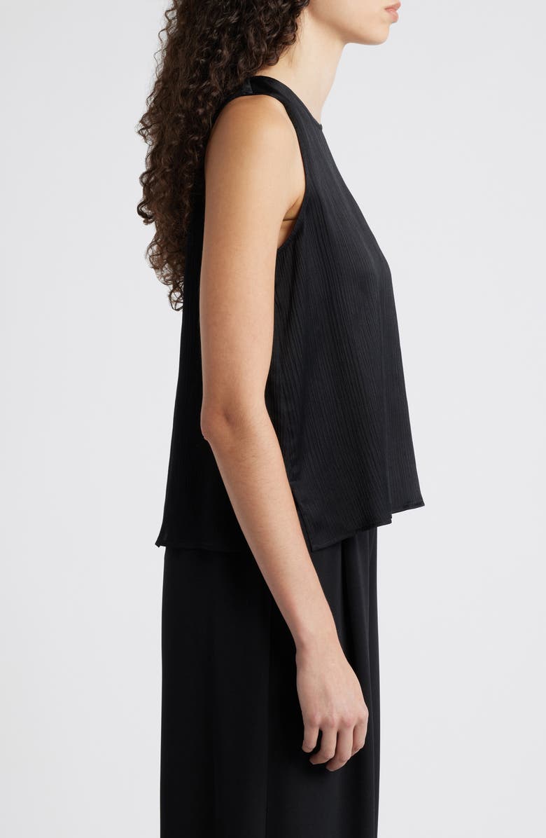 Eileen Fisher Textured Sleeveless Silk Shell, Alternate, color, 