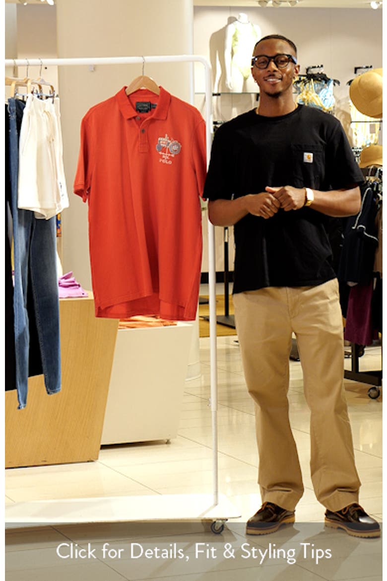 Classic Fit Tractor Appliqué Polo video