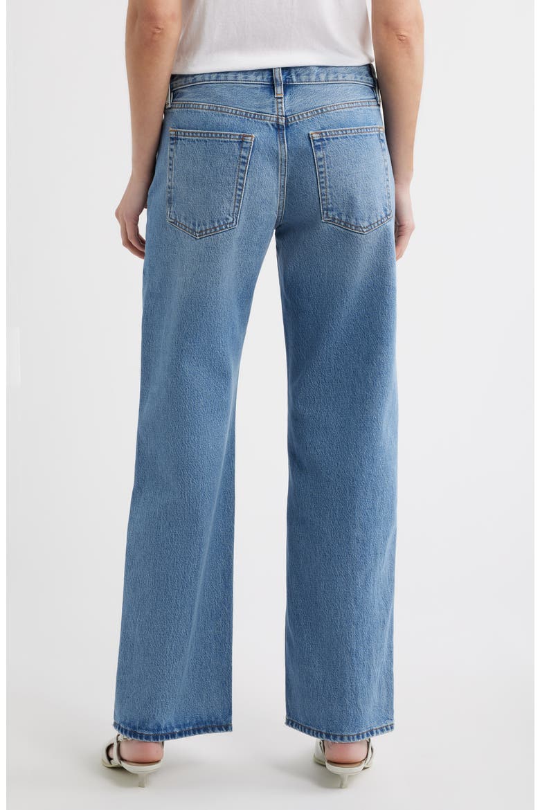 The Saturday Low Rise Relaxed Straight Leg Jeans, Alternate, color, STATIC