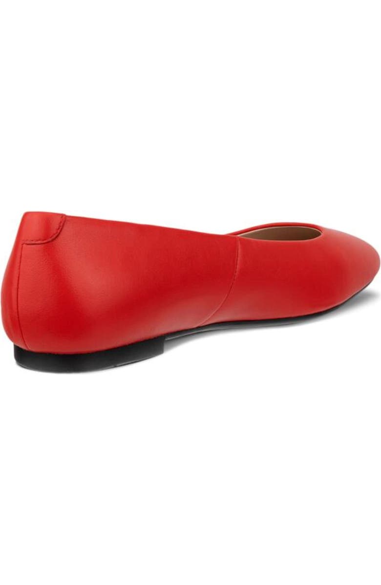 ECCO Margot Ballet Flat, Alternate, color, Scarlet