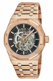 GEVRIL Gotham Automatic Bracelet Watch, 41mm