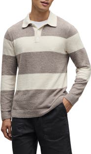 Barefoot Dreams® CozyChic® Lite Rugby Pajama Polo Sweater