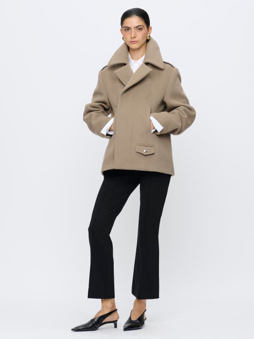 Callas Milano Franke- Zipper Front Moto Jacket In Brown
