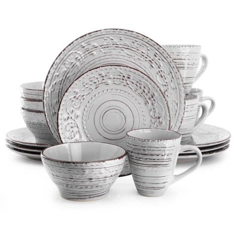 Malibu Calcite 16-Piece Dinnerware Set